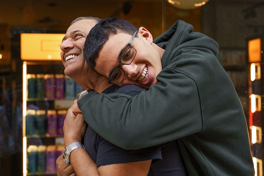 Special Needs Father and Son